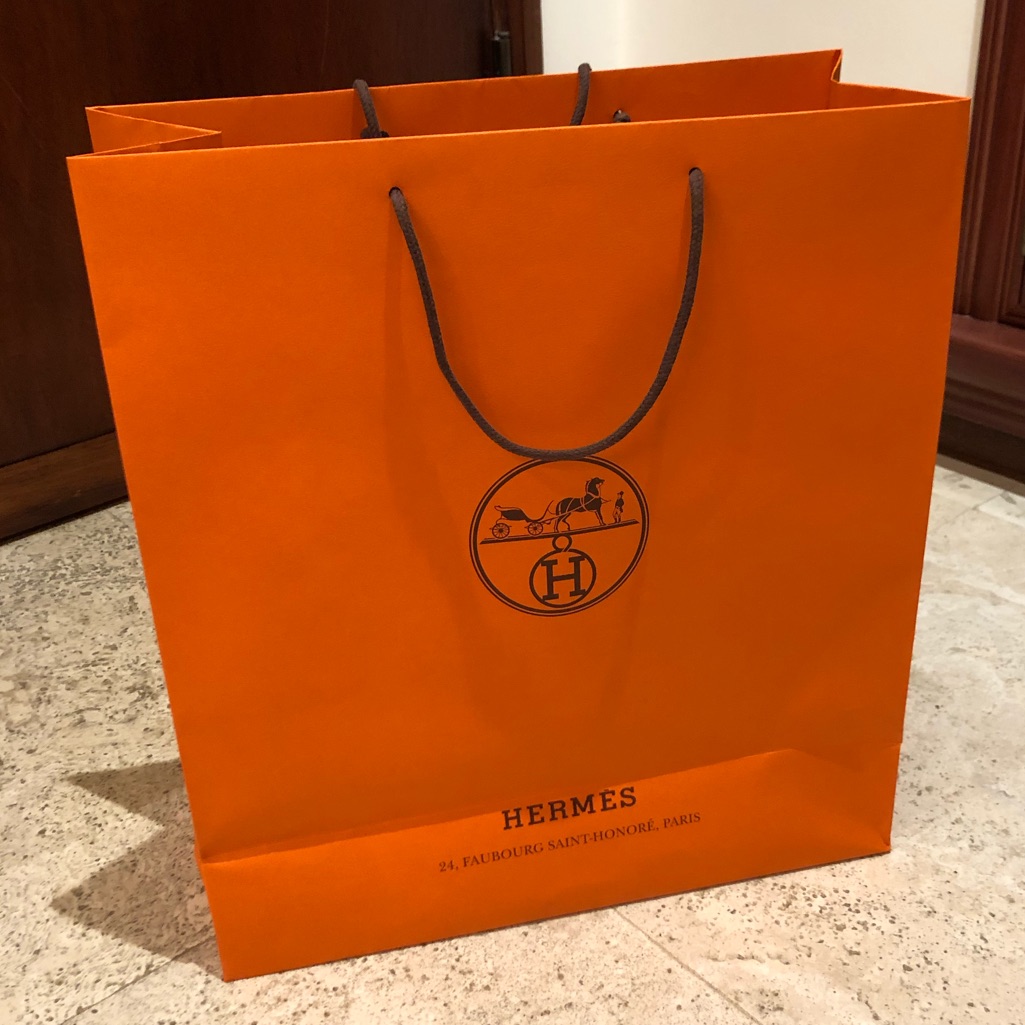 Herms Large Shopping Bag Authentic New Condition